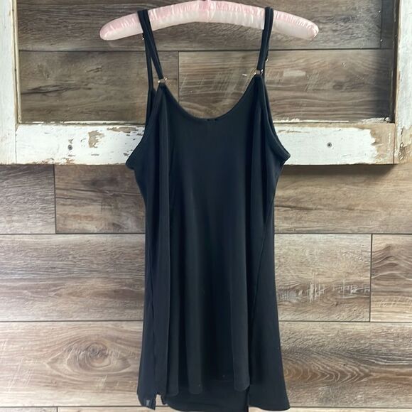 Savage Fenty Tank Top Spaghetti Adjustable Straps, Size 1X, Black - Picture 6 of 7
